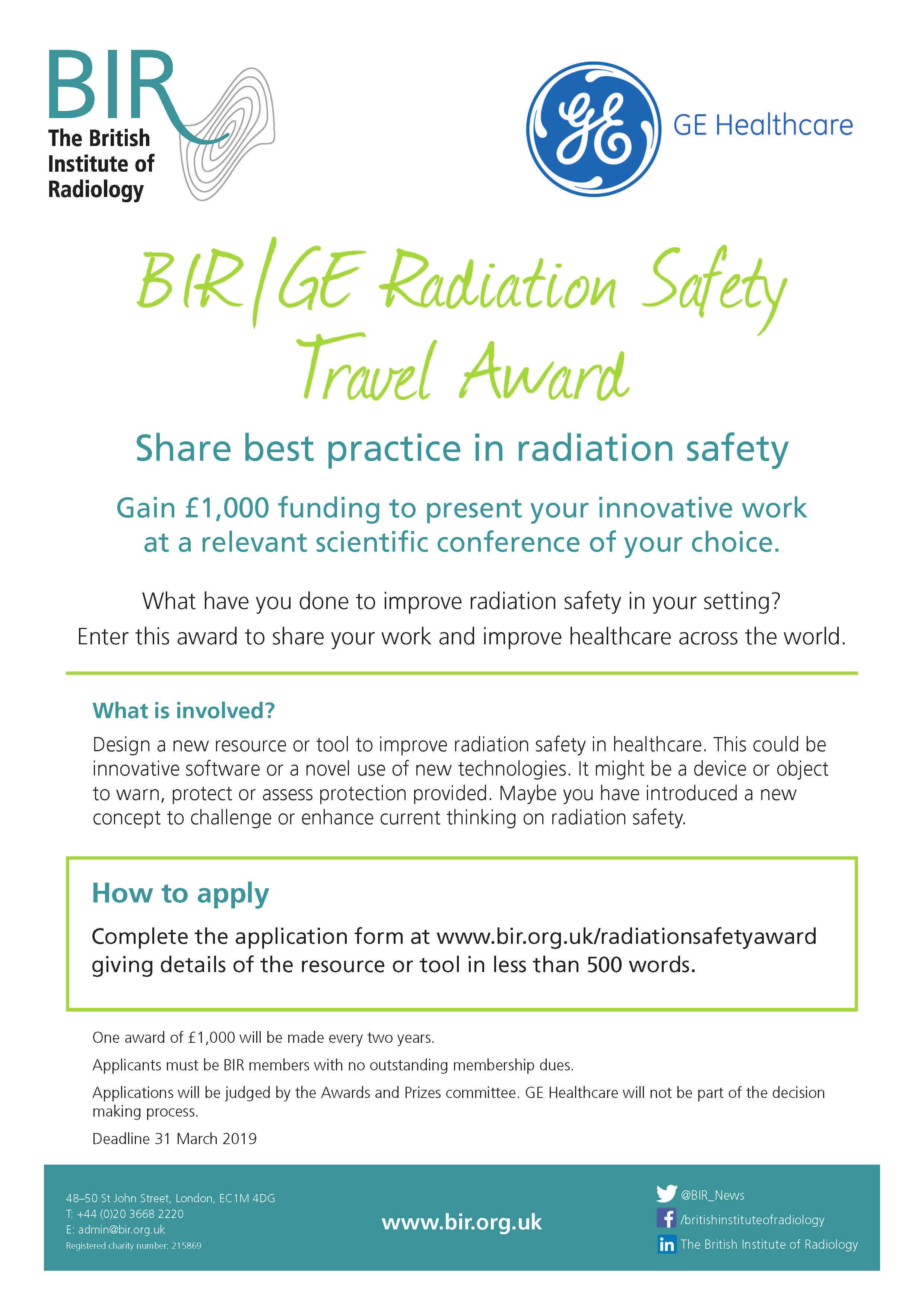BIR Travel Award BIR Travel Award