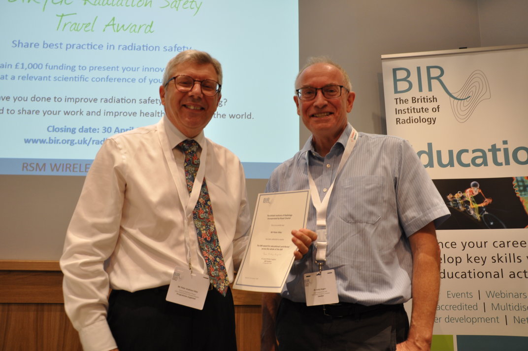 Peter Hiles gets top award Peter Hiles gets top award