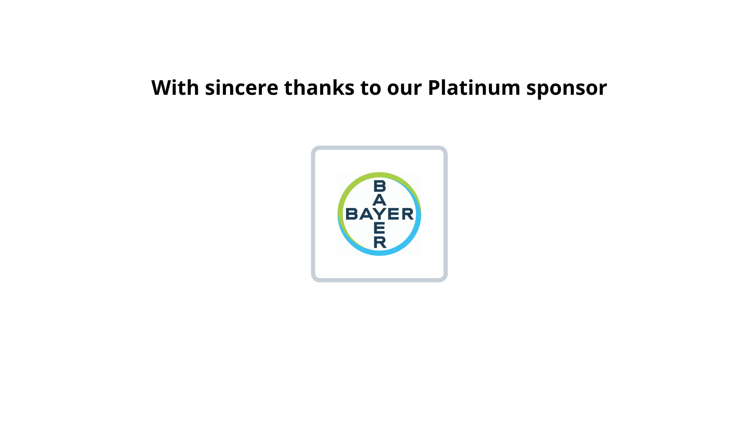 Platinum members banner 2026 Platinum members banner 2026
